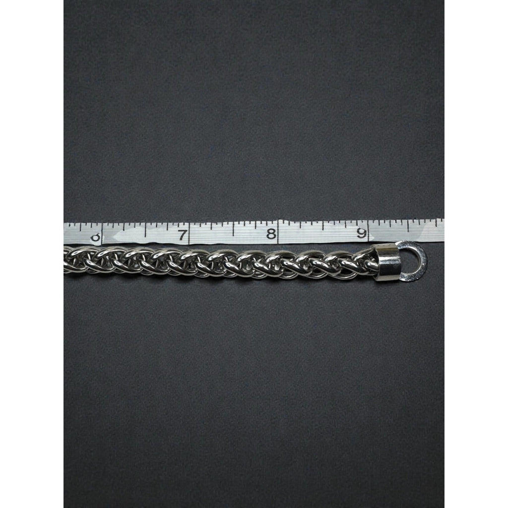 Stainless Steel Byzantine Chain Bracelet Biker 2000s