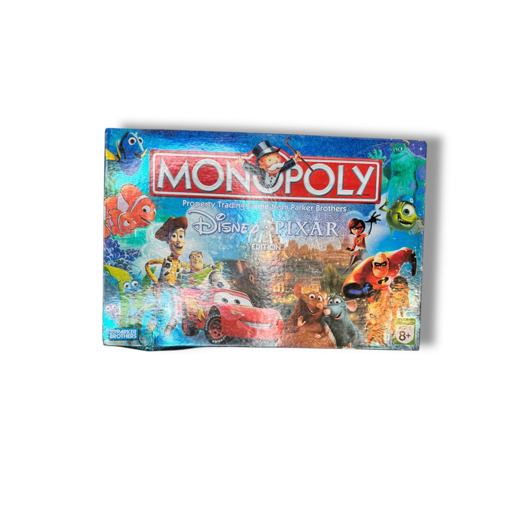Monopoly Disney Pixar Edition Board Game Complete Parker Brothers