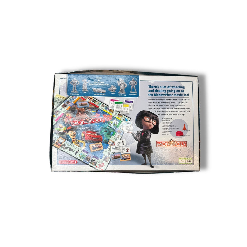 Monopoly Disney Pixar Edition Board Game Complete Parker Brothers