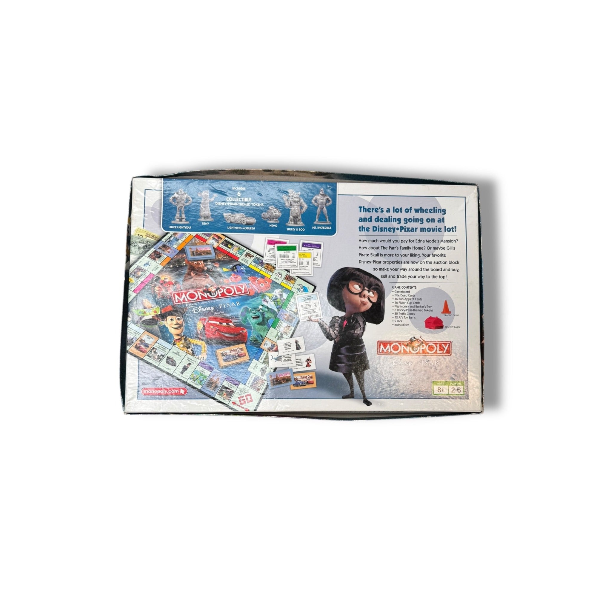 Monopoly Disney Pixar Edition Board Game Complete Parker Brothers