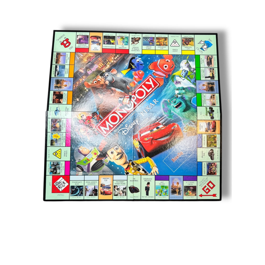 Monopoly Disney Pixar Edition Board Game Complete Parker Brothers