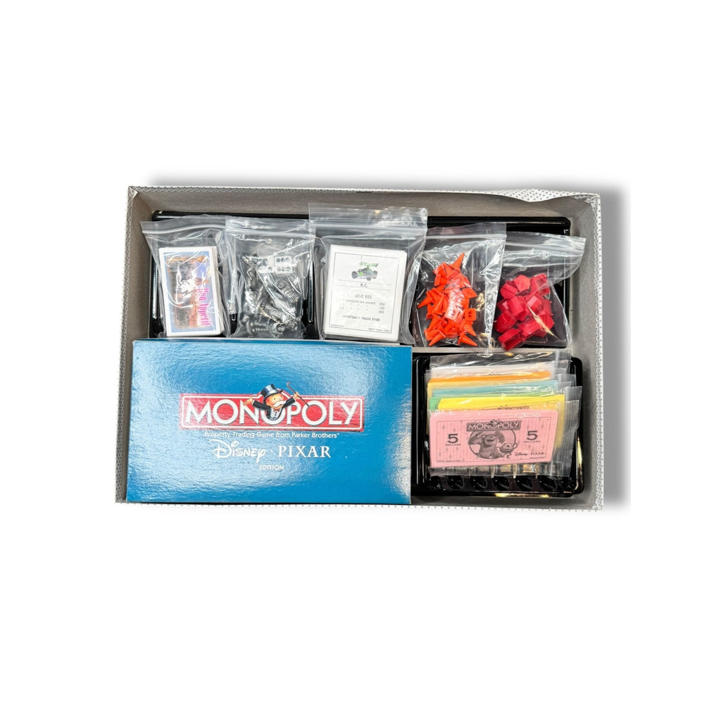 Monopoly Disney Pixar Edition Board Game Complete Parker Brothers