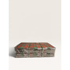 Nantucket Home Red Green Tartan Plaid Paper Tissues 6 Pack Set Vintage 90s