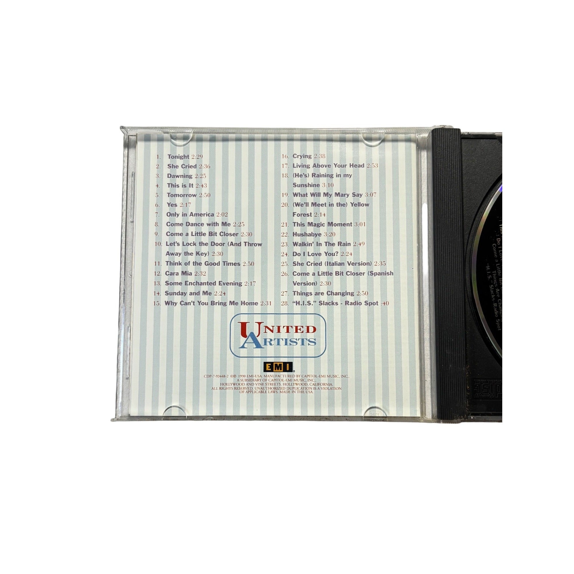 Jay & The Americans Come A Little Bit Closer Best Of 1990 CD Legendary Masters