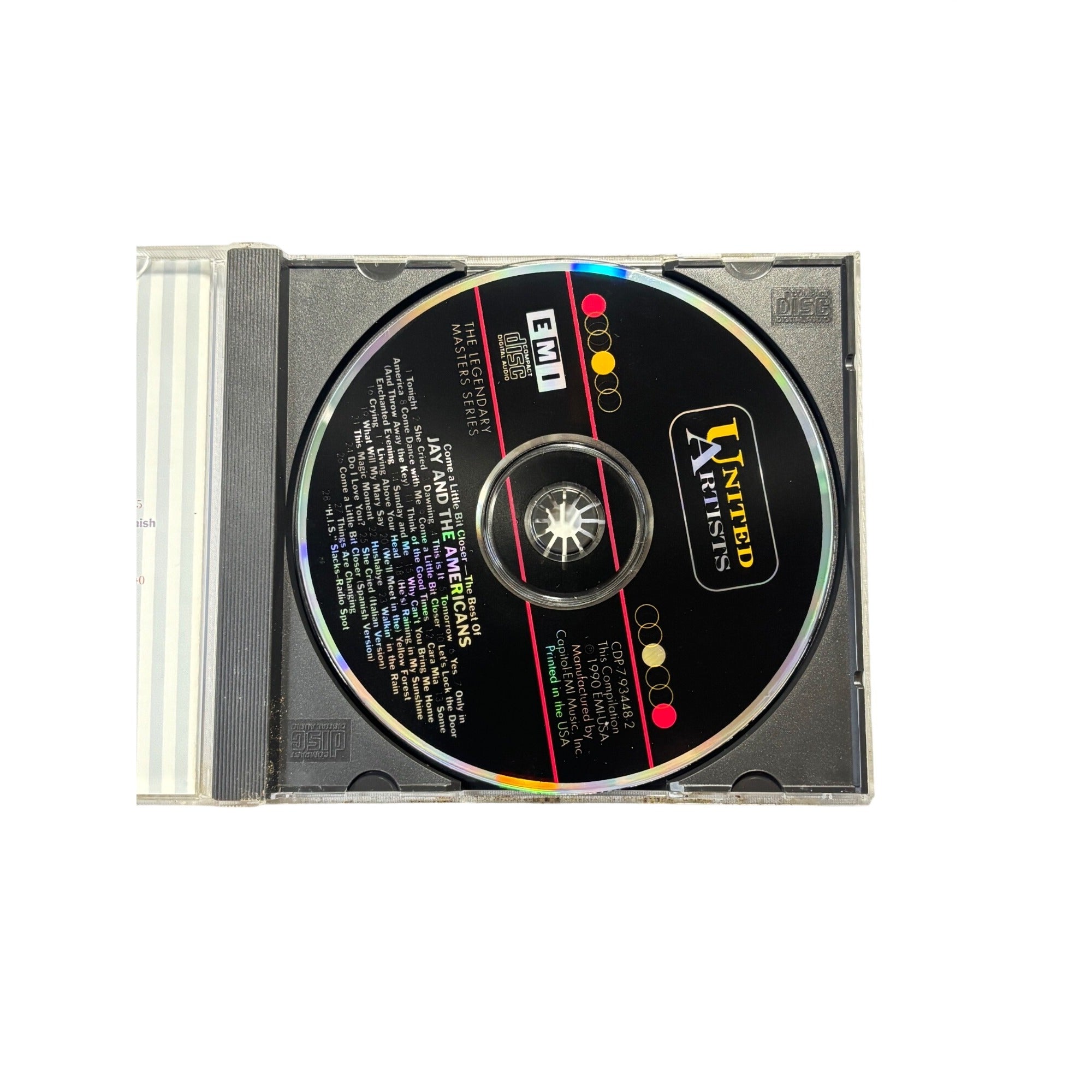Jay & The Americans Come A Little Bit Closer Best Of 1990 CD Legendary Masters