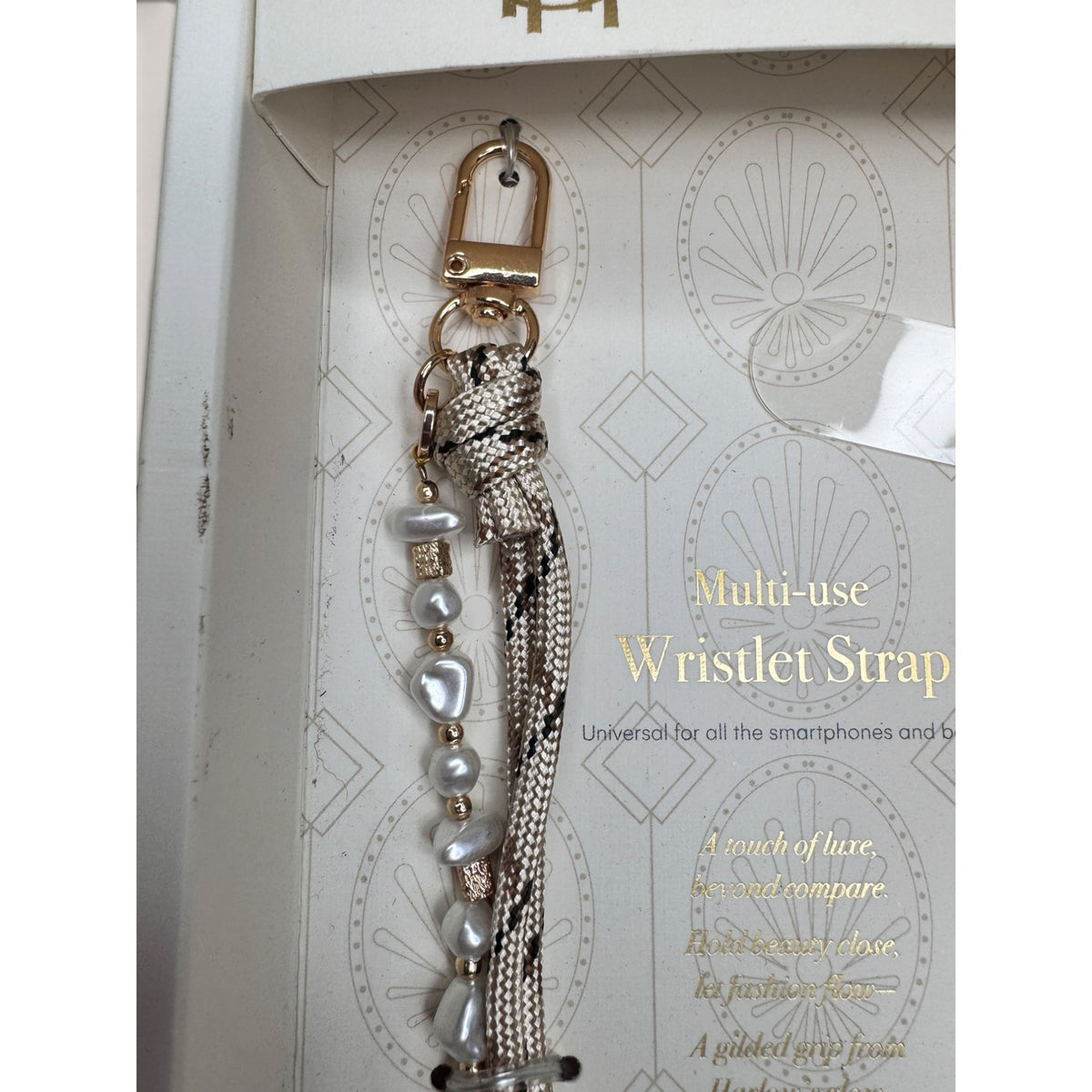 House of Harlow 1960 Multiuse Wristlet Phone Strap Bag Charm New