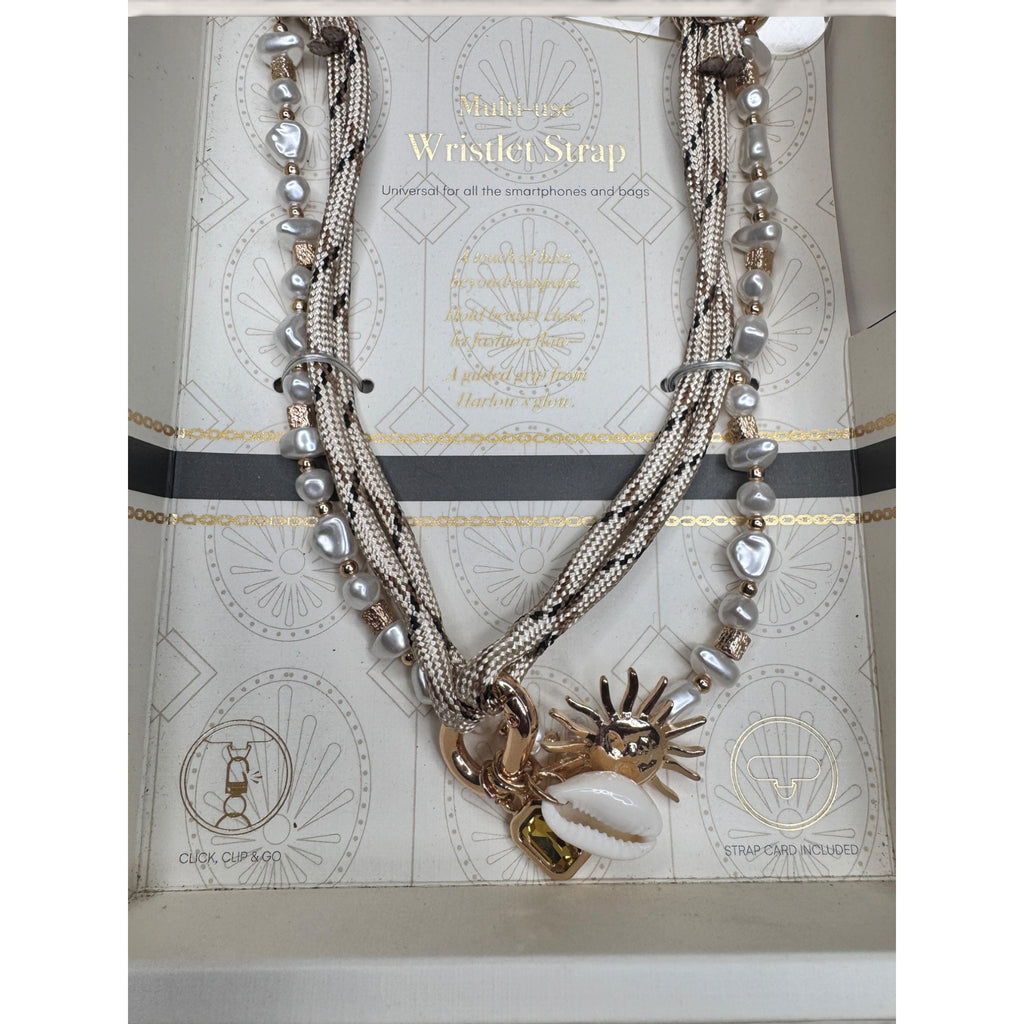 House of Harlow 1960 Multiuse Wristlet Phone Strap Bag Charm New