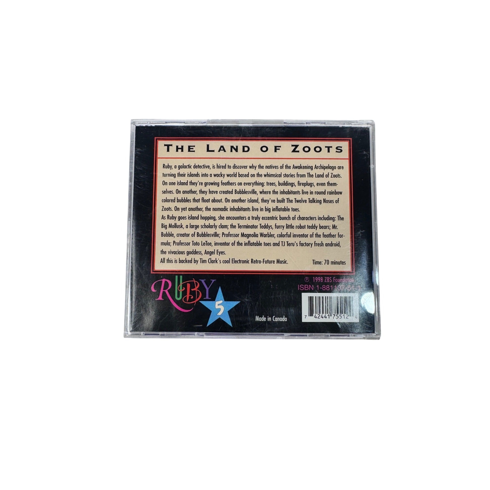 Ruby 5: The Land Of Zoots Part One Audio CD 1998 Science Fiction
