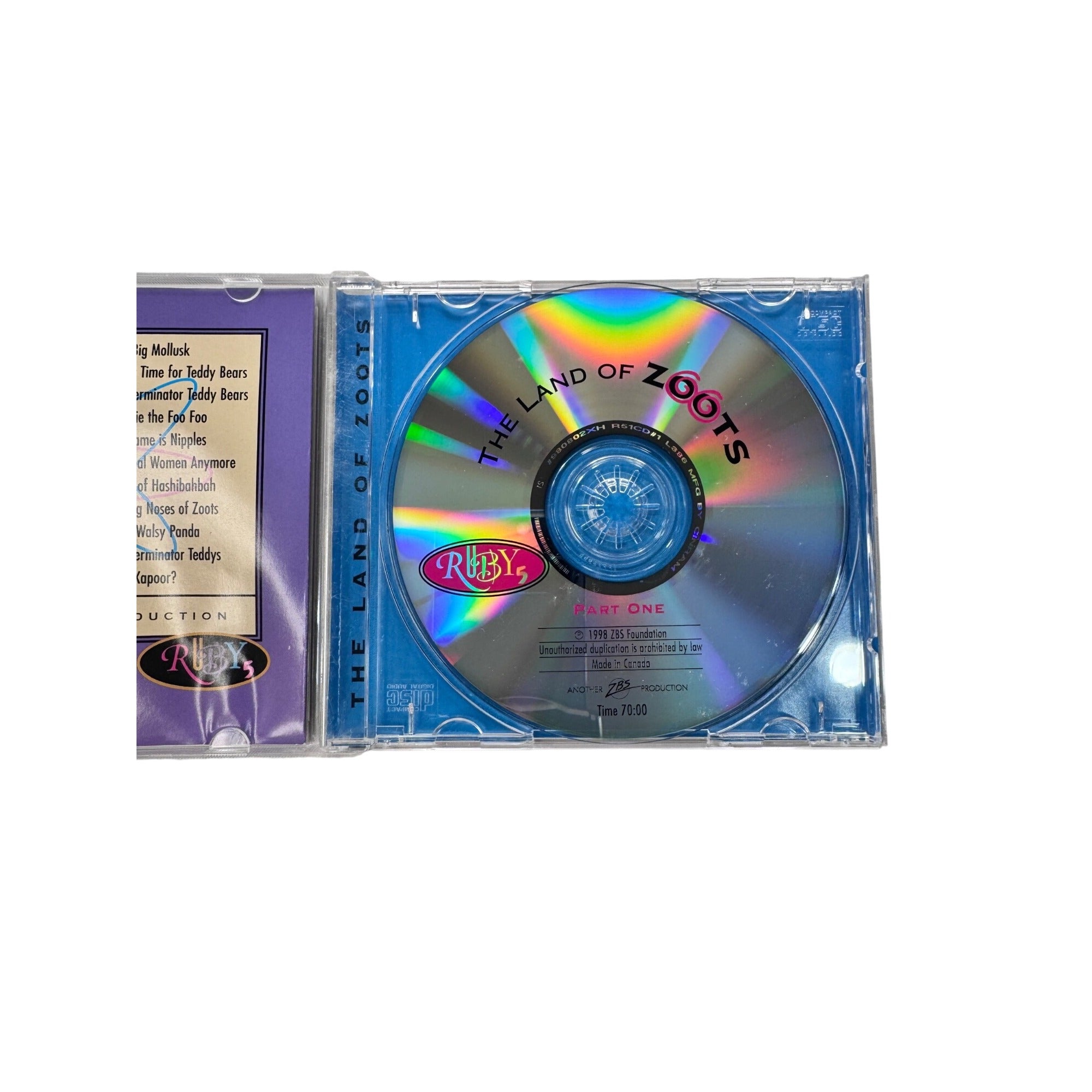 Ruby 5: The Land Of Zoots Part One Audio CD 1998 Science Fiction