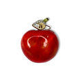 HAR Hargo Creations Red Enamel Apple Pin Mid Century 1.74" x 1.48"