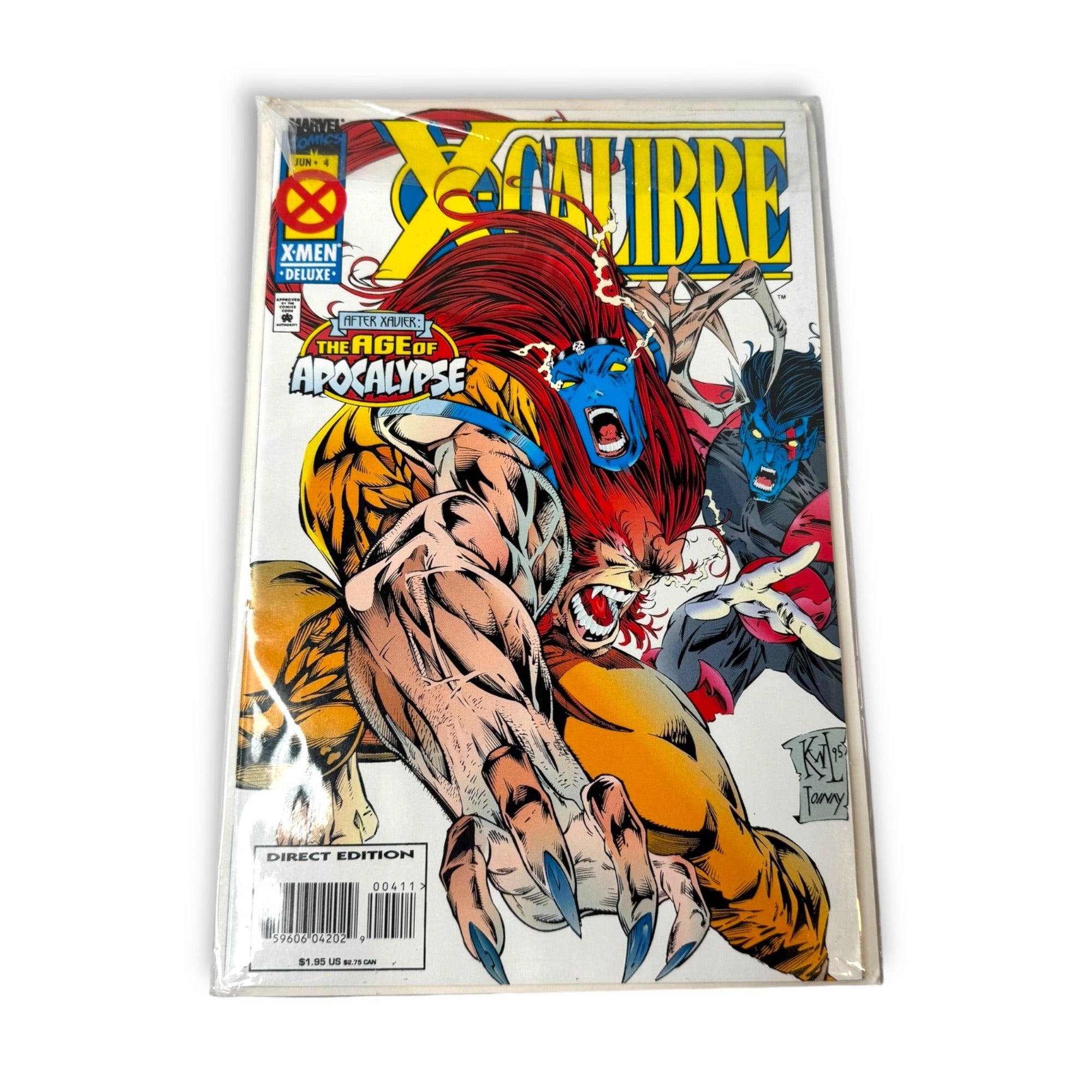 X-Calibre X-Men Deluxe Comic After Xavier The Age Of Apocalypse Direct Edition
