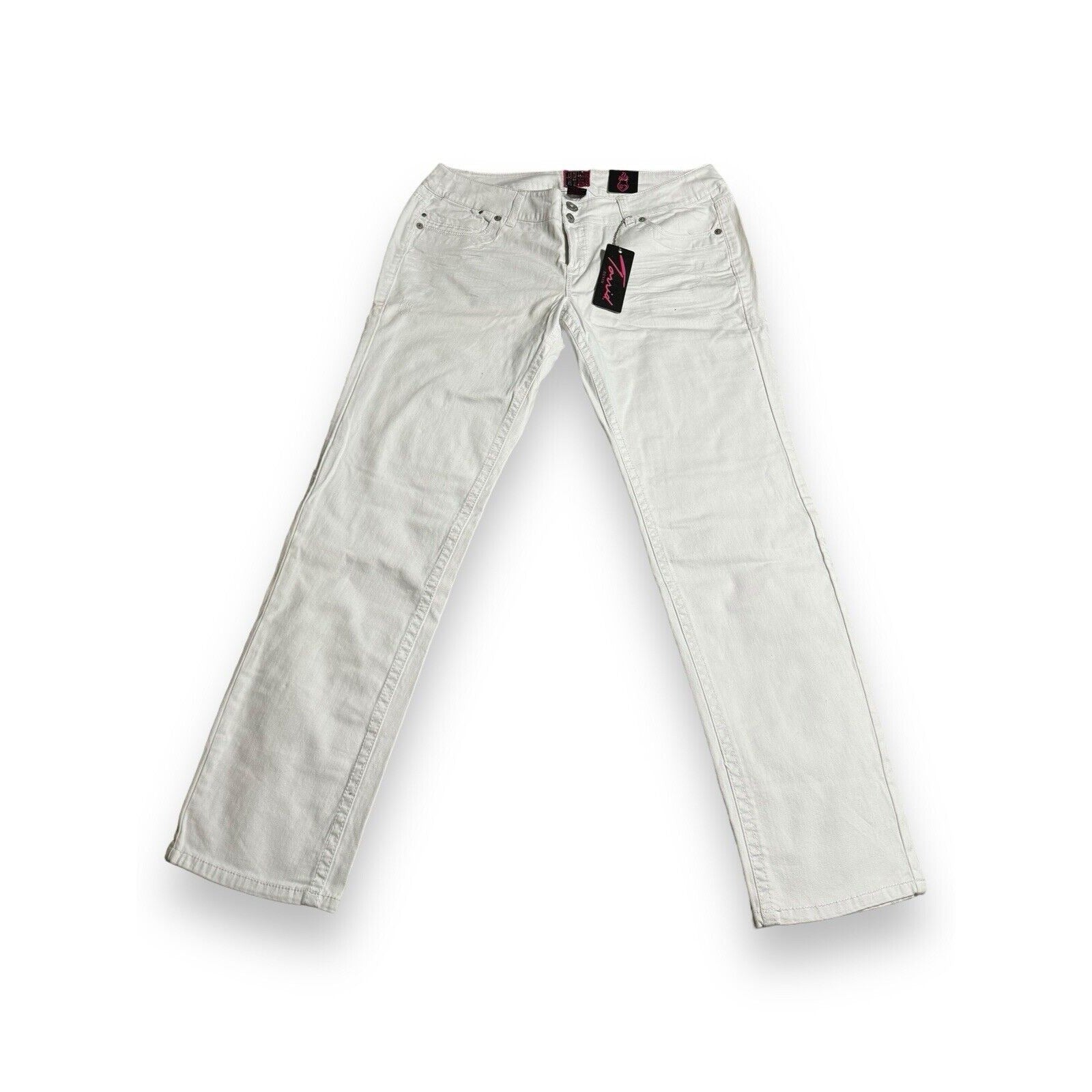 Torrid White Stretch Denim Jeans Womens 18R Straight Leg New With Tags
