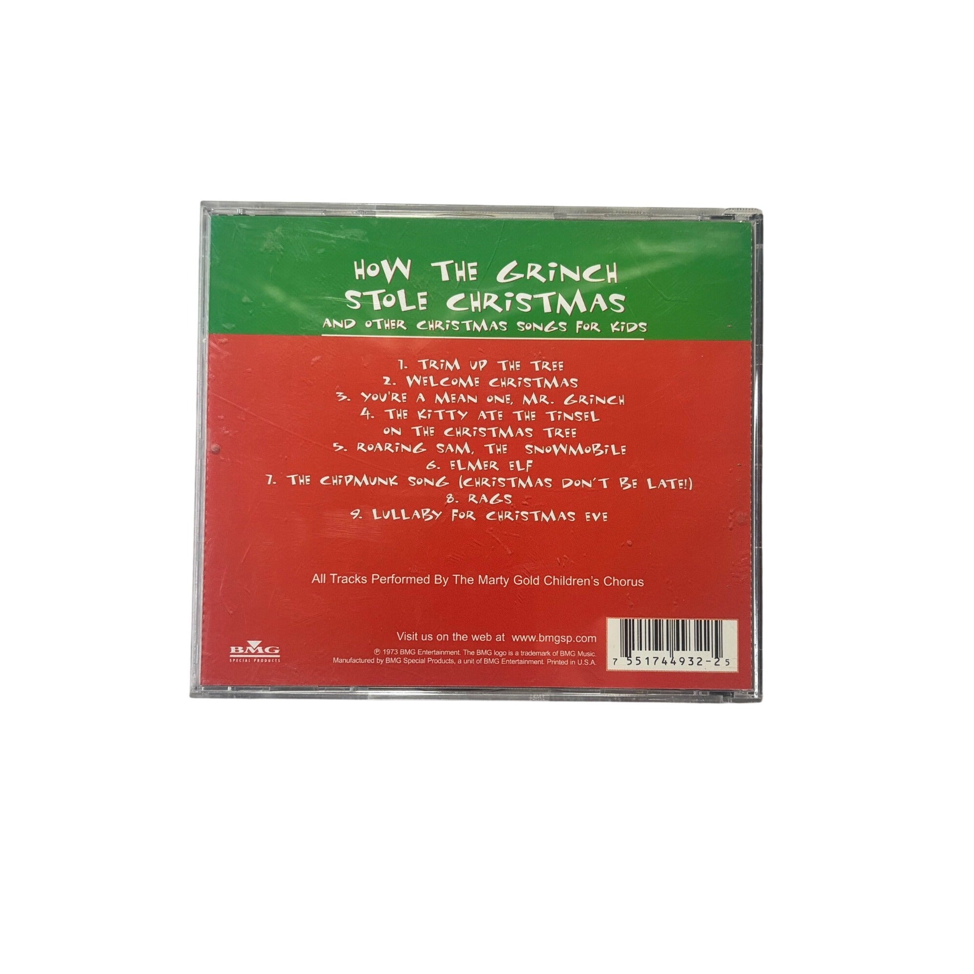 How The Grinch Stole Christmas And Other Christmas Songs For Kids CD BMG 1973
