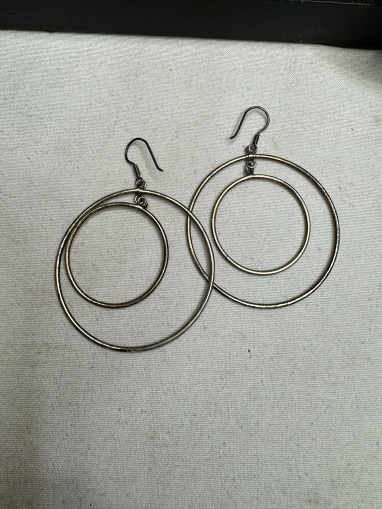 sterling hoop earrings