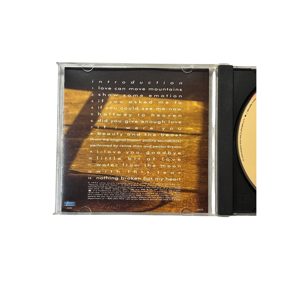 Celine Dion Self-Titled Album CD 1992 Epic Records Pop Vocals