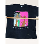 Off The Leash Deer Hunting 90s Mens XL Single Stitch Short Sleeve Tee Shirt