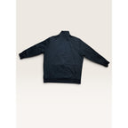 Lacoste Sport Mens 1XL Full Zip Track Jacket Black Cotton Blend Fleece Modern
