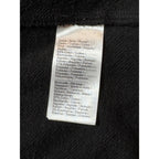 Lacoste Sport Mens 1XL Full Zip Track Jacket Black Cotton Blend Fleece Modern