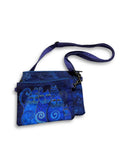 Laurel Burch Indigo Cats Crossbody Bag