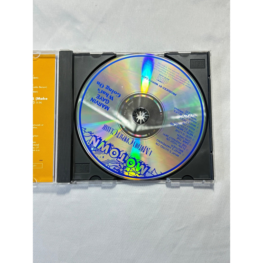 Marvin Gaye Whats Going On 1986 CD A Motown Classic Compact Disc Motown Soul