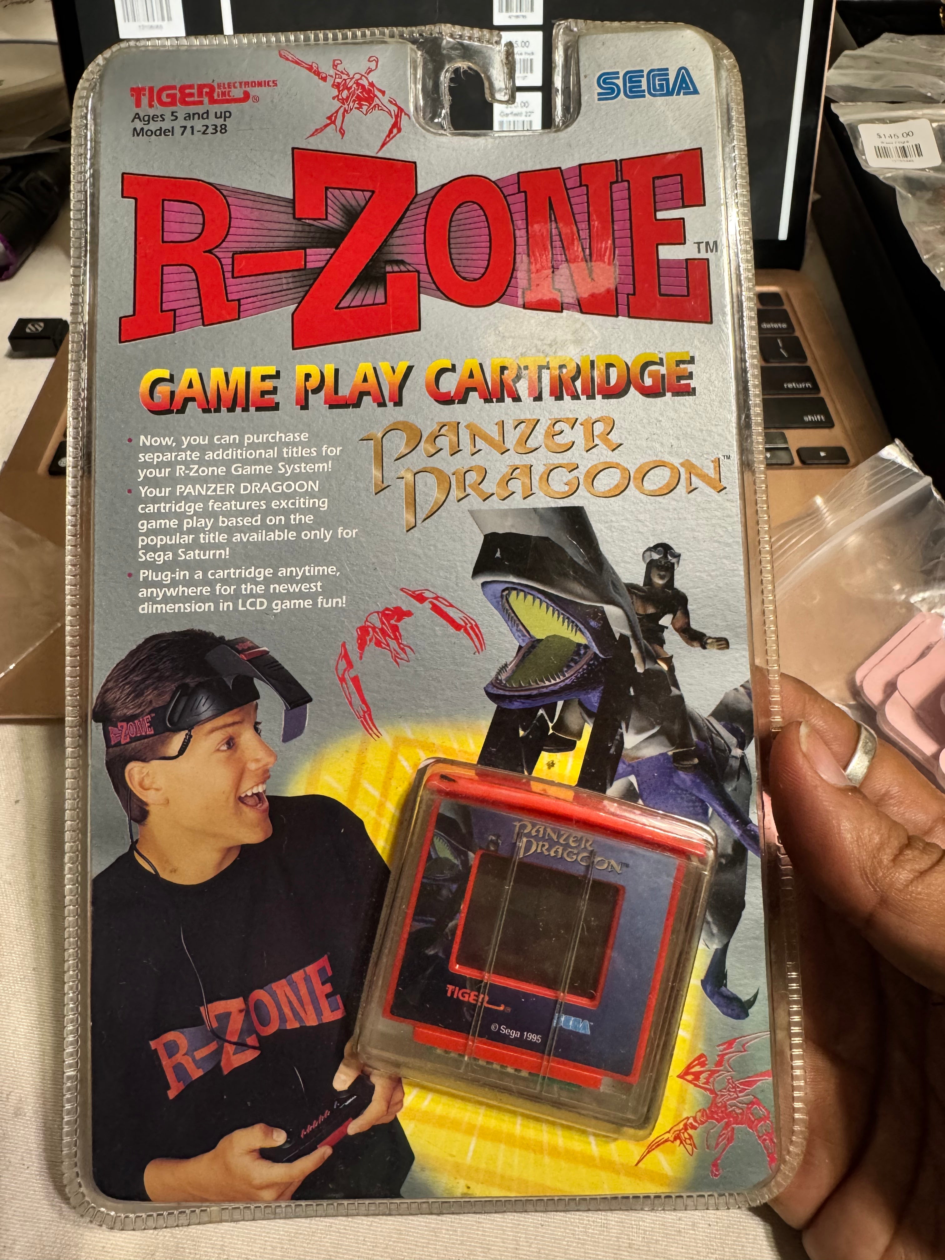 Panzer Dragoon Tiger R-Zone Game Play Cartridge Factory Sealed Sega 1995