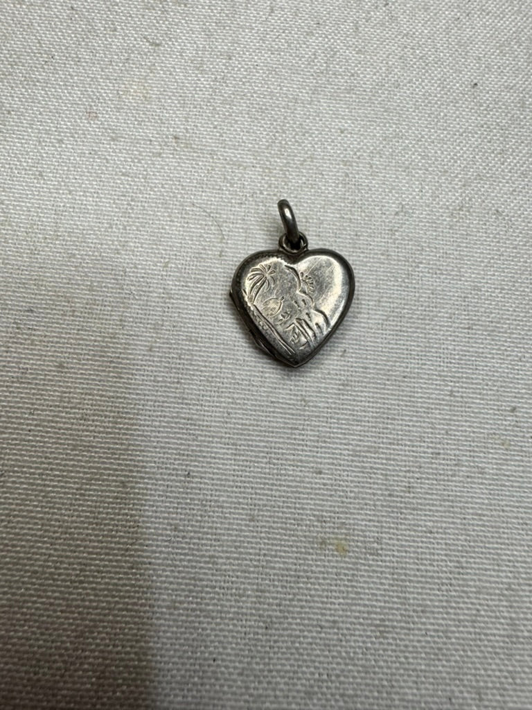 925 locket heart pendant