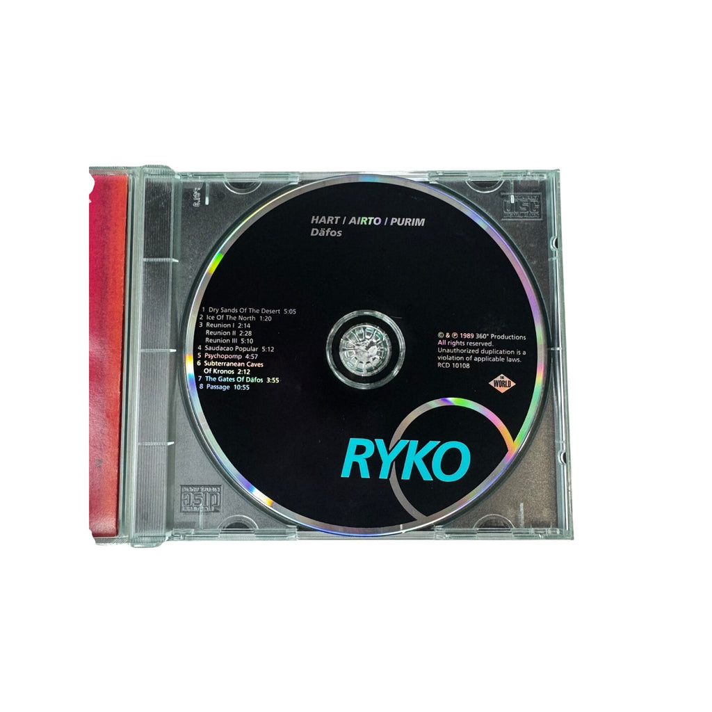 Mickey Hart Airto Flora Purim Däfos 1989 CD Ryko RCD World Instrumental Vintage