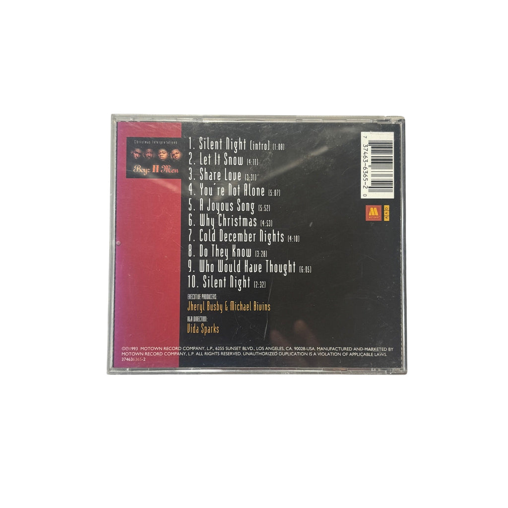 Boyz II Men Christmas Interpretations CD 1993 Holiday R&B Album Motown Records
