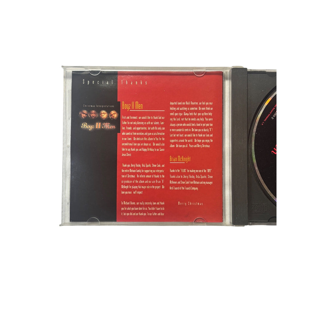 Boyz II Men Christmas Interpretations CD 1993 Holiday R&B Album Motown Records