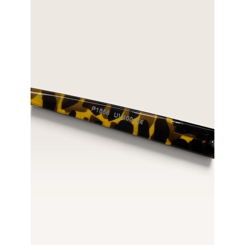 Oversized Tortoise Shell Butterfly Sunglasses Brown Gradient Cut Out Lens