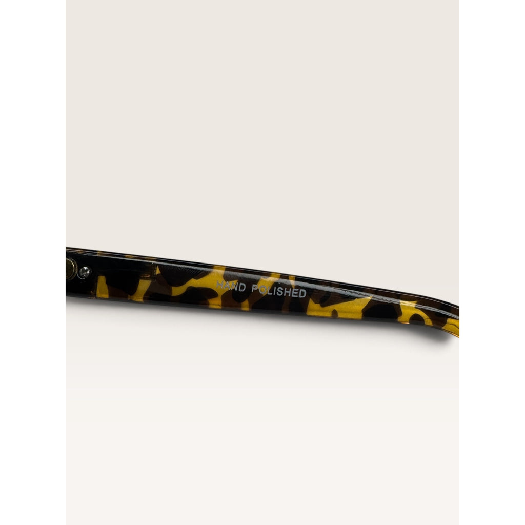 Oversized Tortoise Shell Butterfly Sunglasses Brown Gradient Cut Out Lens