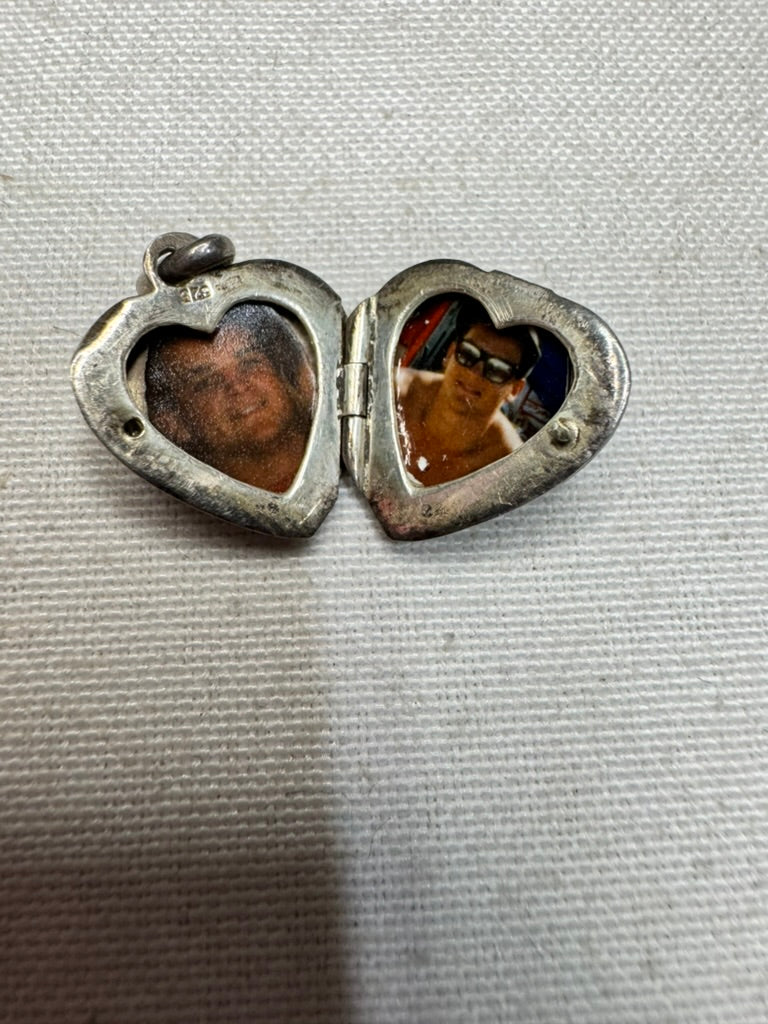 925 locket heart pendant