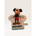 Vintage Mickey Mouse Hand Puppet Vinyl Head Fabric Disney Distributing Toy 10"