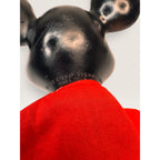 Vintage Mickey Mouse Hand Puppet Vinyl Head Fabric Disney Distributing Toy 10"