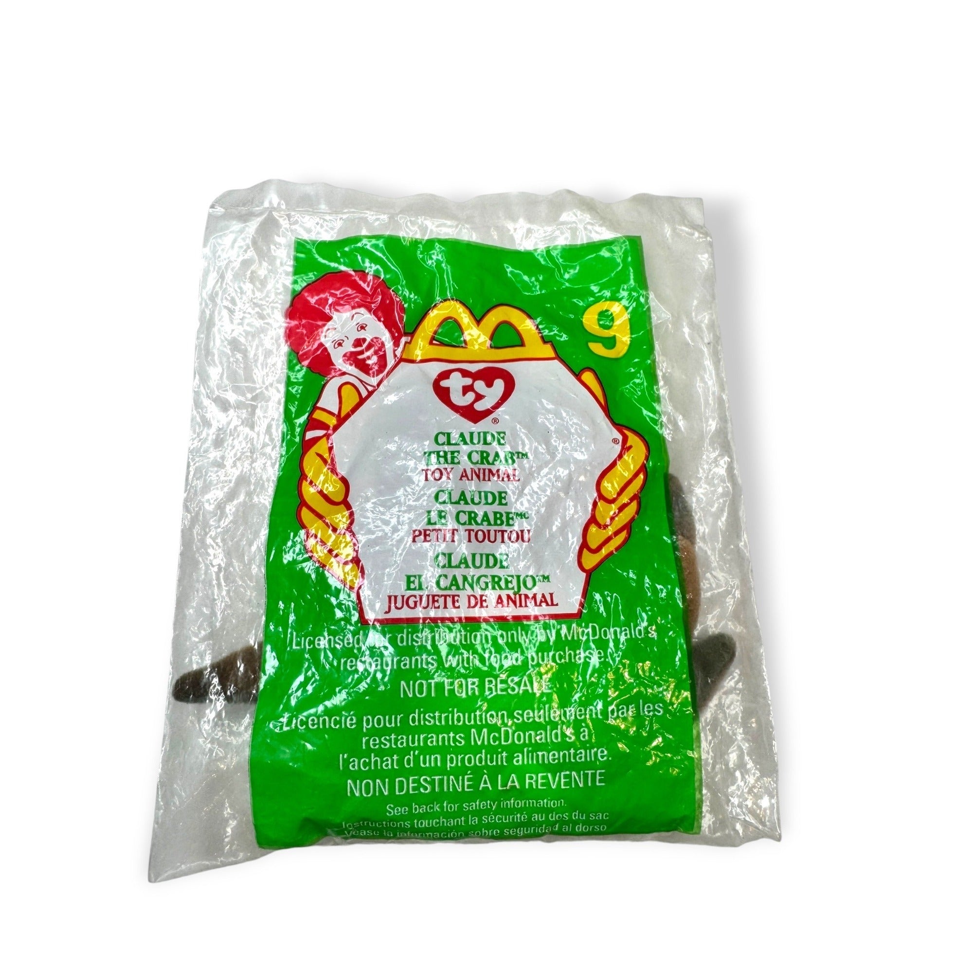 Vintage McDonalds TY Beanie Babies Collectible Toy Set 1998  Factory Sealed