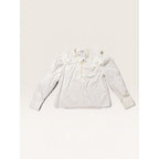 Intermix Size 14 Blouse White Leona Ruffle Poplin Balloon Sleeve New