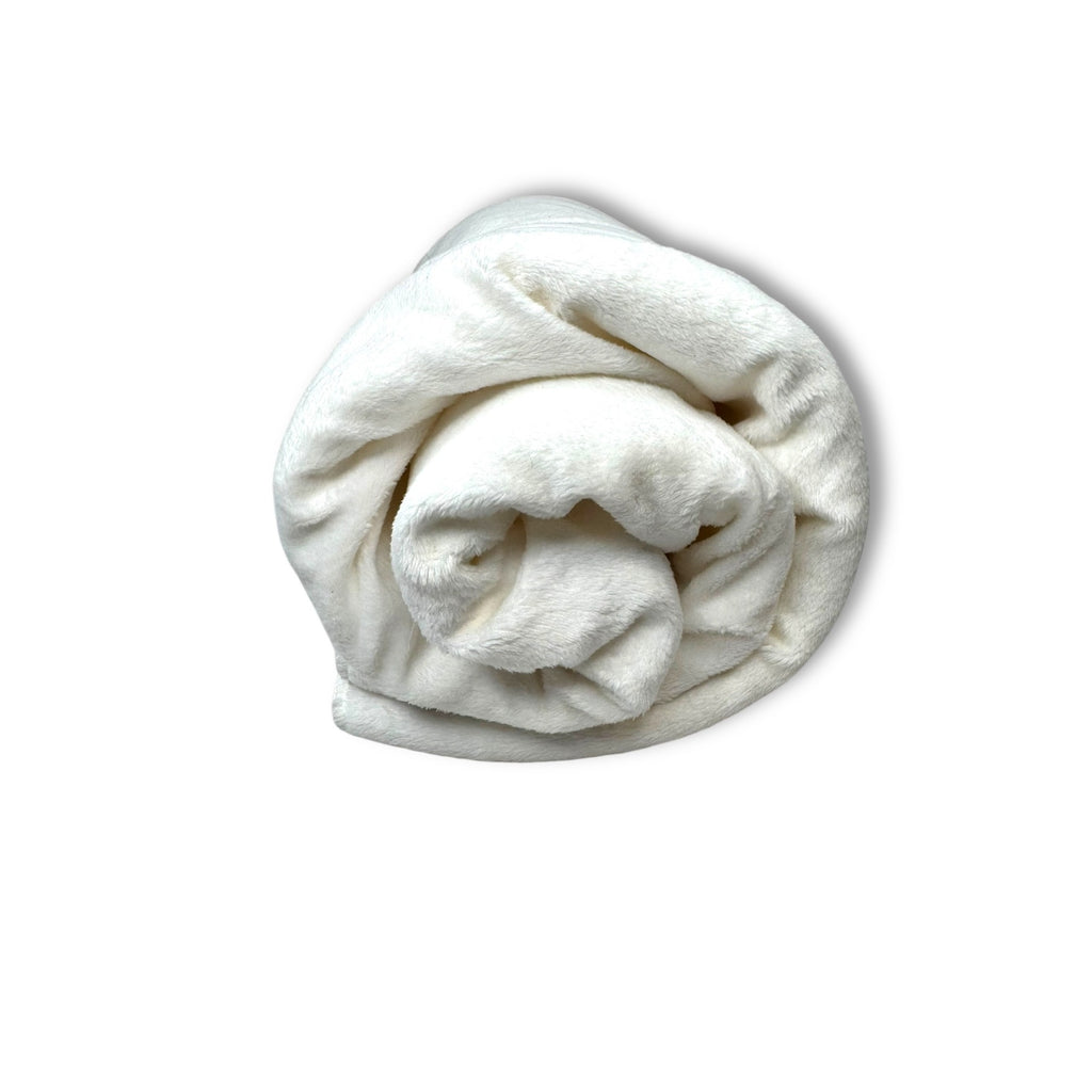Baby Gap White Plush Brannan Bear Baby Blanket New