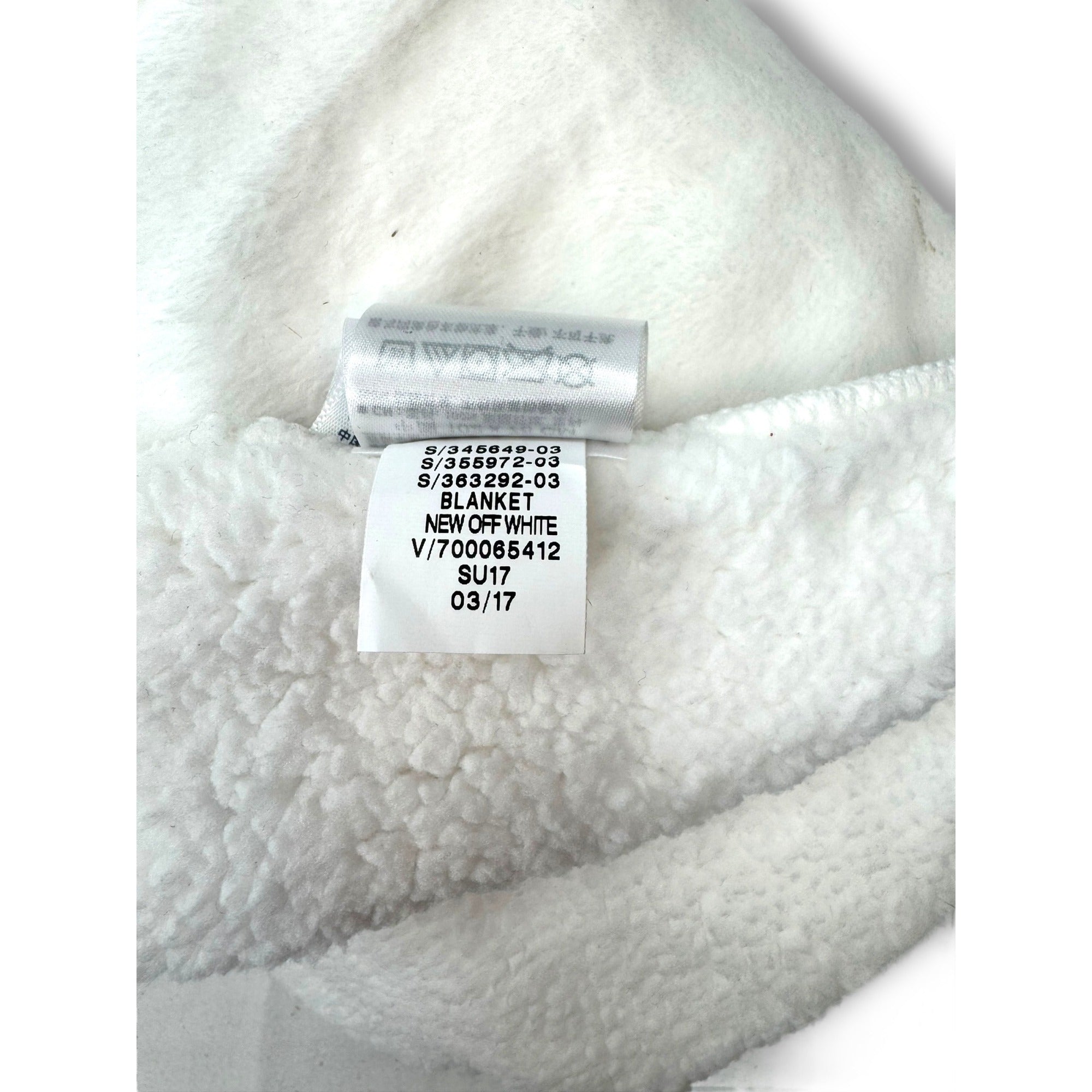 Baby Gap White Plush Brannan Bear Baby Blanket New