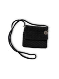 The Sak Black Woven Crossbody bag