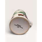 Christmas Tree Stocking Gifts Tall Stoneware Latte Mug 6 Inch Vintage 1990s