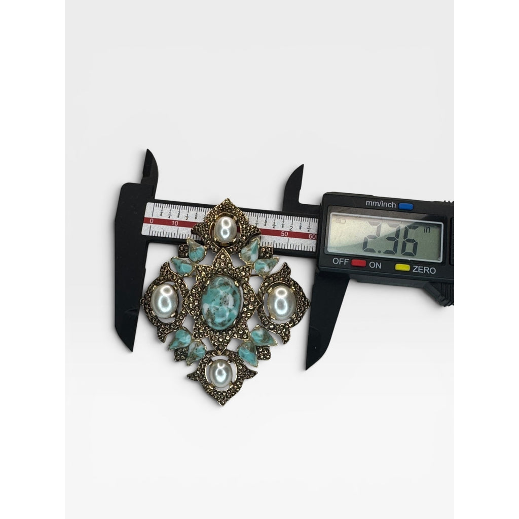 Sarah Coventry Remembrance Pendant Brooch 1968 Vintage