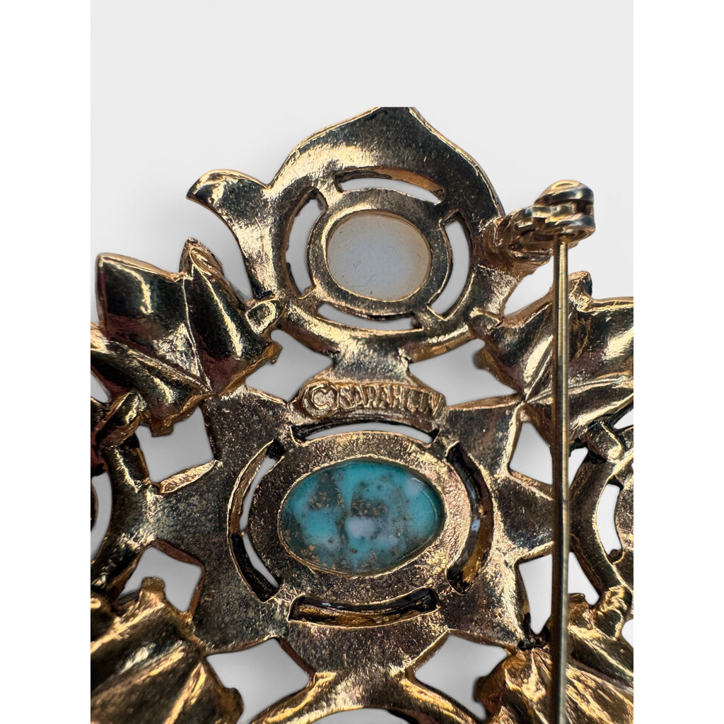 Sarah Coventry Remembrance Pendant Brooch 1968 Vintage