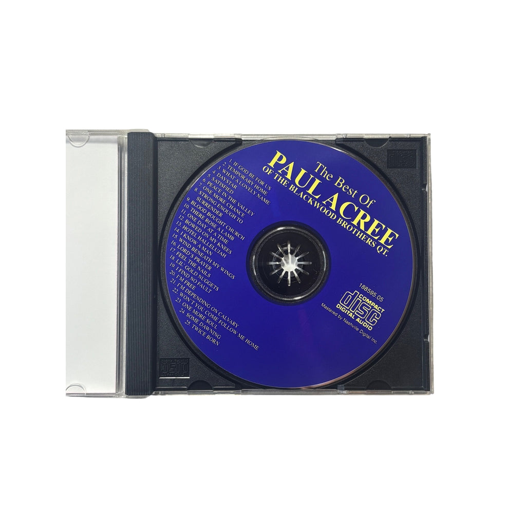 The Best Of Paul Acree Of The Blackwood Brothers Quartet Gospel CD 1995 Vintage