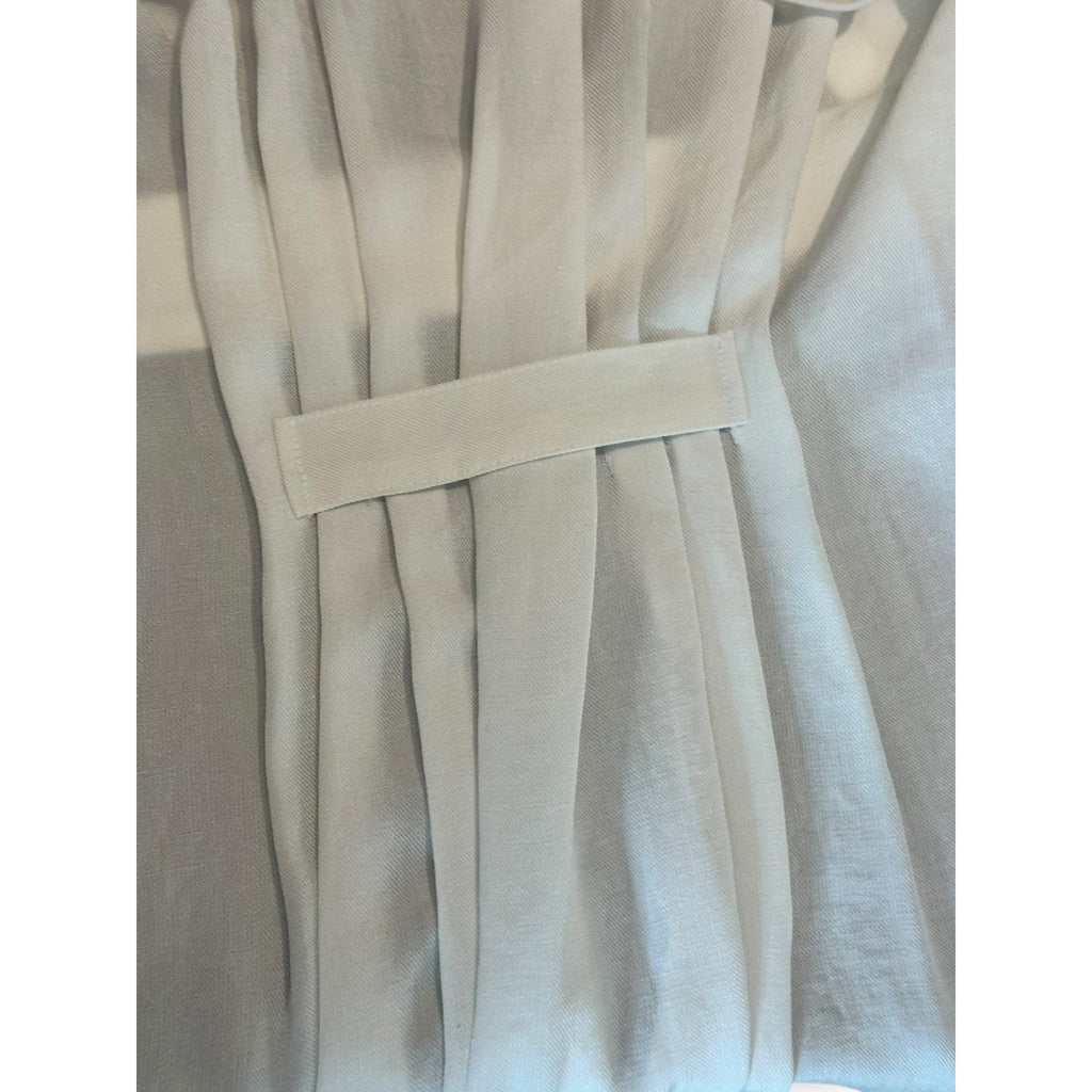 Reiss Florance Womens White Trench Coat Size 8 New Pleat Back