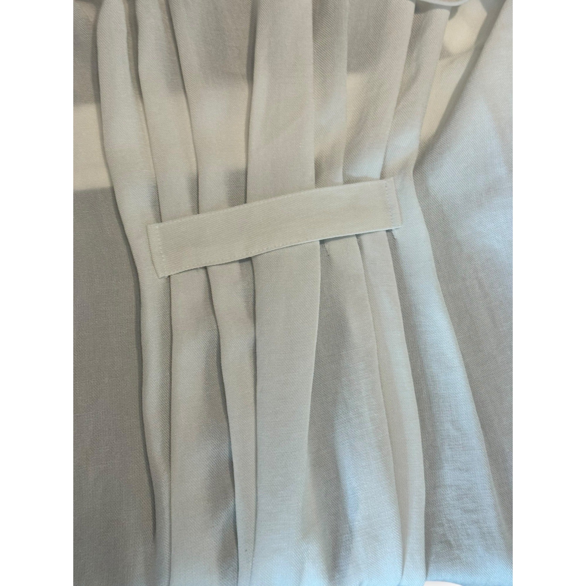 Reiss Florance Womens White Trench Coat Size 8 New Pleat Back