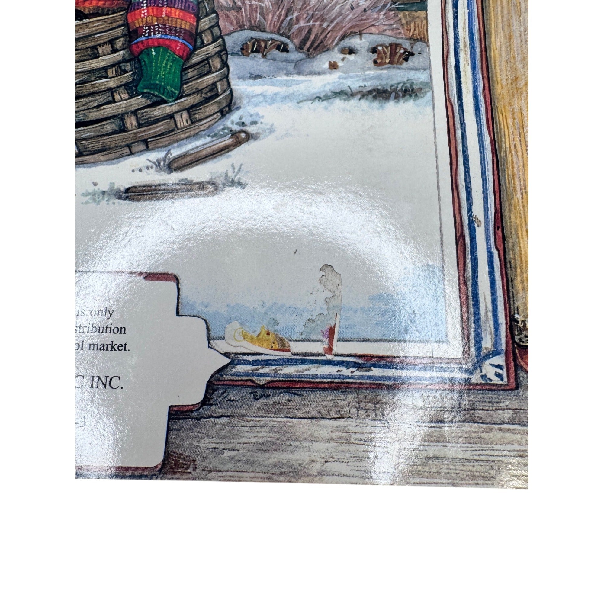 The Hat Jan Brett Children’s Picture Book Paperback Scholastic 1998 Vintage