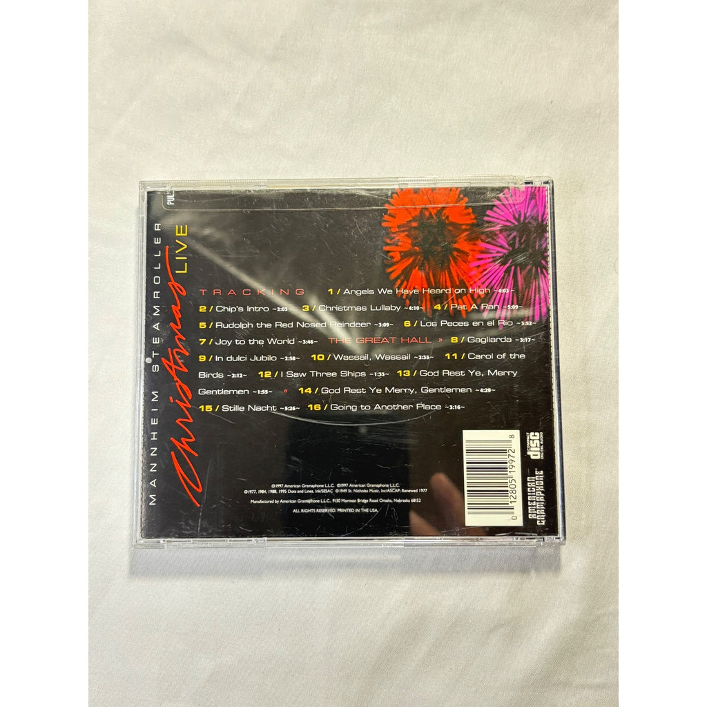 Mannheim Steamroller Christmas Live Chip Davis CD 1997 American Gramaphone