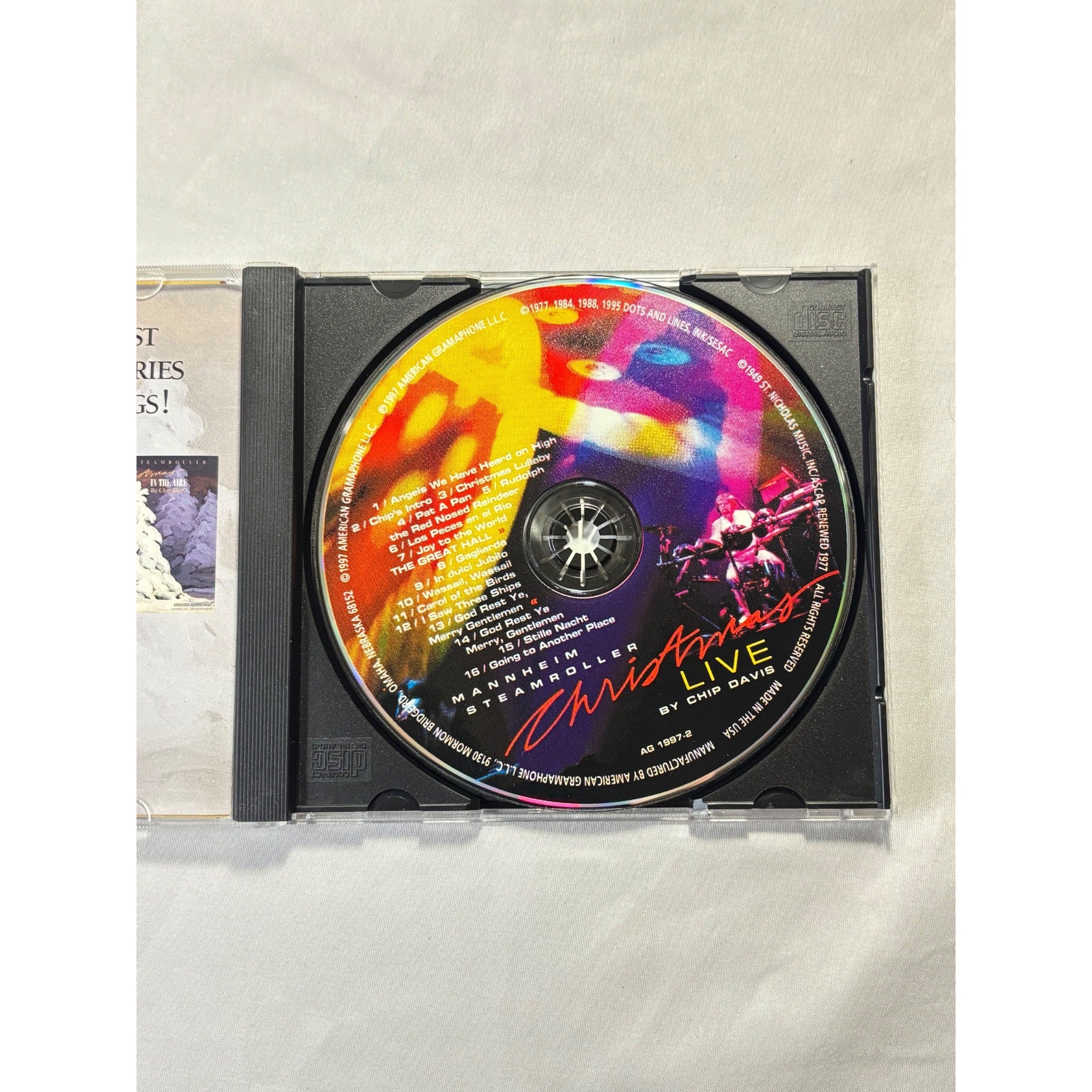 Mannheim Steamroller Christmas Live Chip Davis CD 1997 American Gramaphone