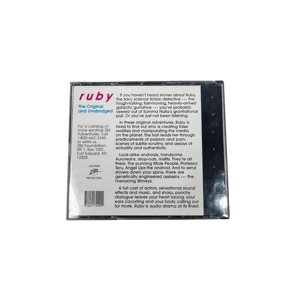 Ruby The Adventures Of A Galactic Gumshoe Audio Drama 2-Disc Set 1982 Sci-Fi CD