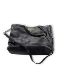 Michael Kors Channing Black Leather Satchel Shoulder Bag